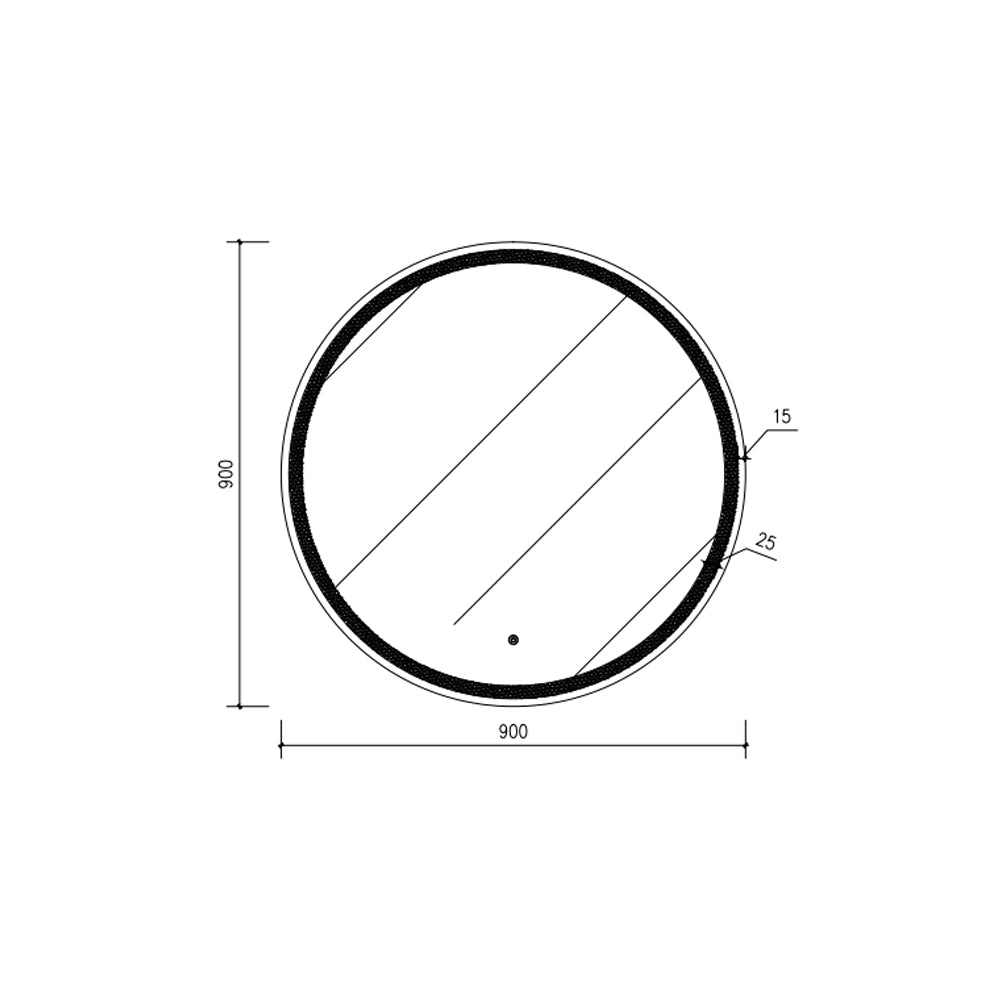 Medium 32" Led Mirrors Lauretta-4