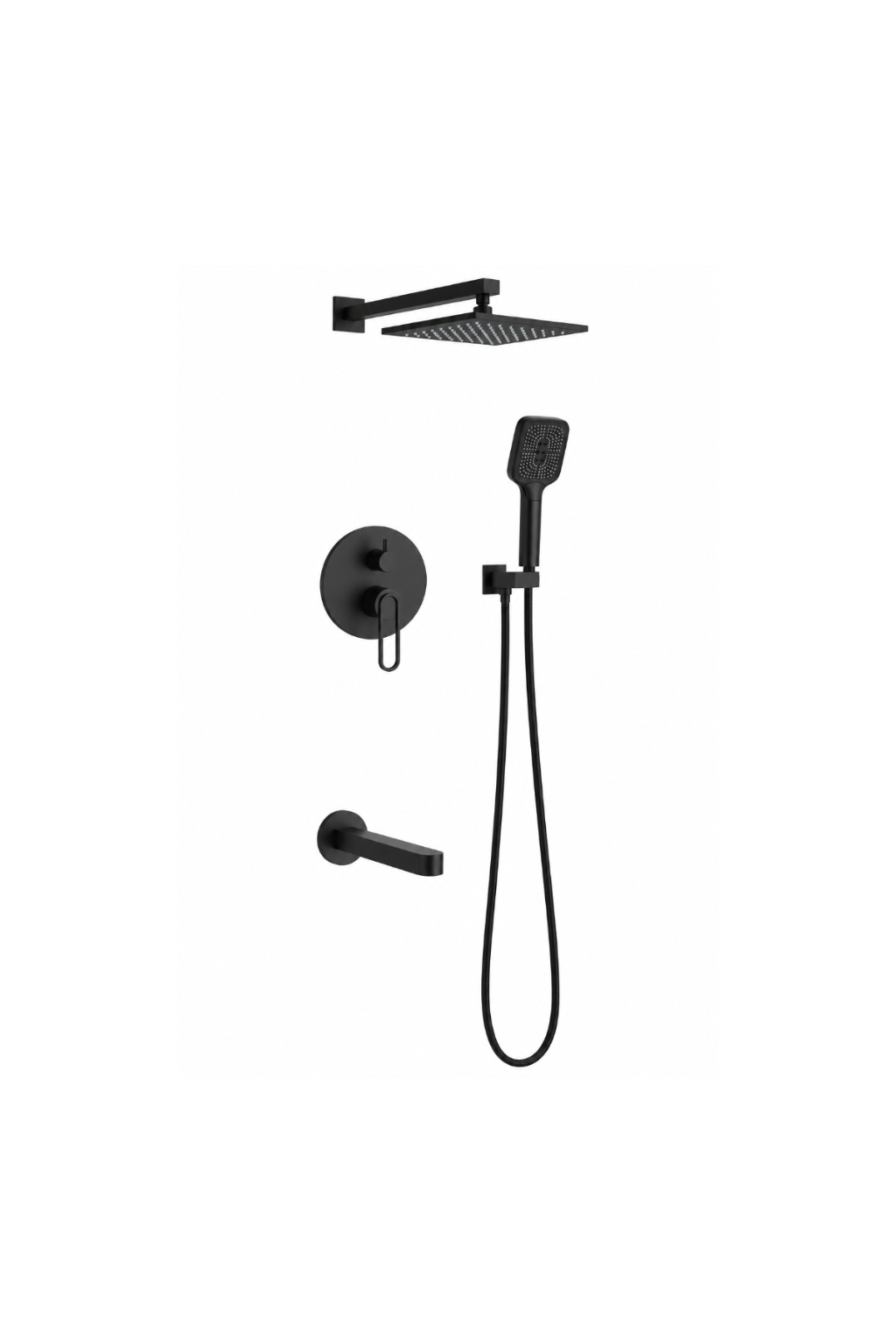 CAPRI 3-Way Shower Kit C7 – Matte Black