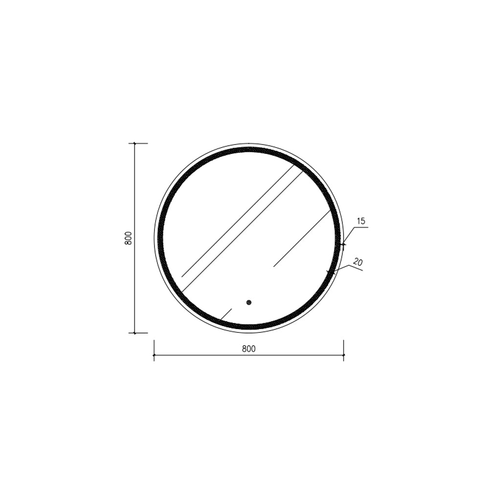 Medium 32" Led Mirrors Lauretta-5