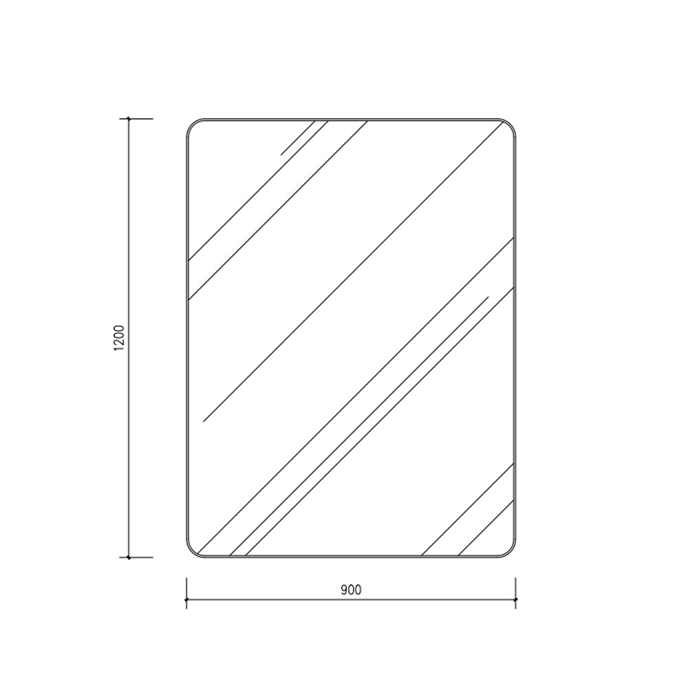 Chrome Aluminum Framed Mirrors Lauretta-3