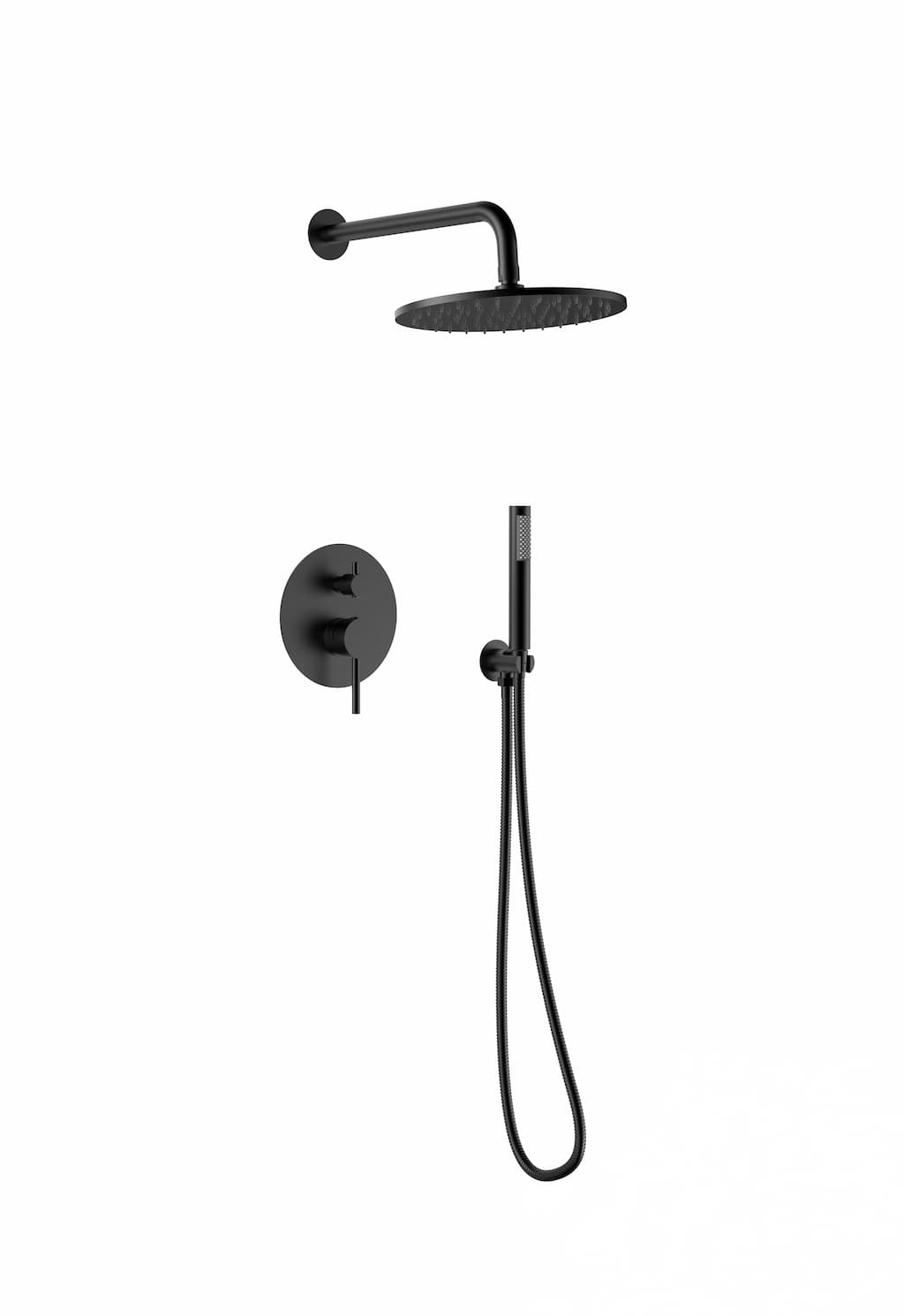 Lauretta SIBIU 2-way Shower Faucet with Hand Held - Matte Black