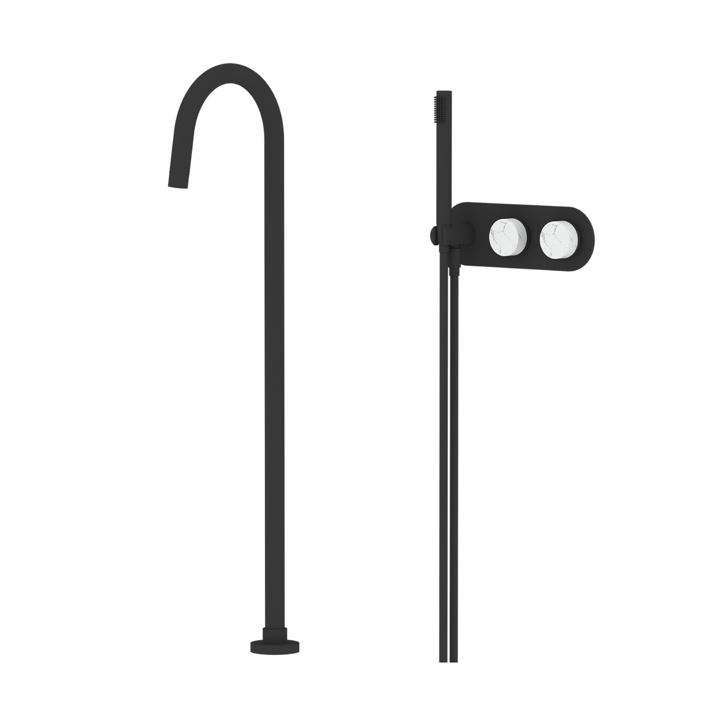 Lauretta Freestanding Tub Faucet - BLACK LABEL