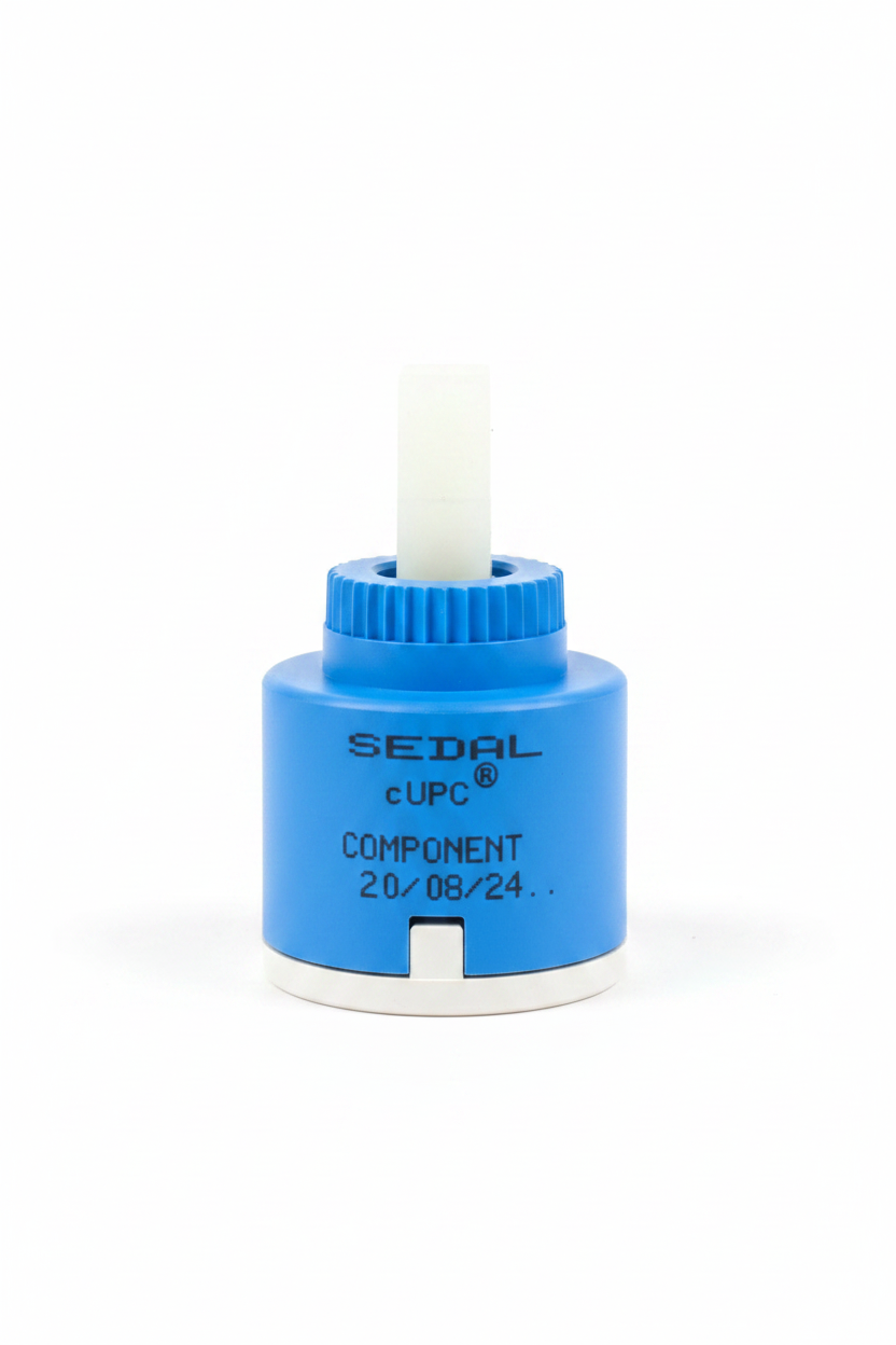 Lauretta TORINO single hole faucet cartridge on white background