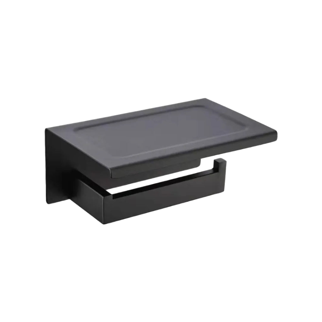 Lauretta Square Toilet Paper Holder with Cellphone Shelf