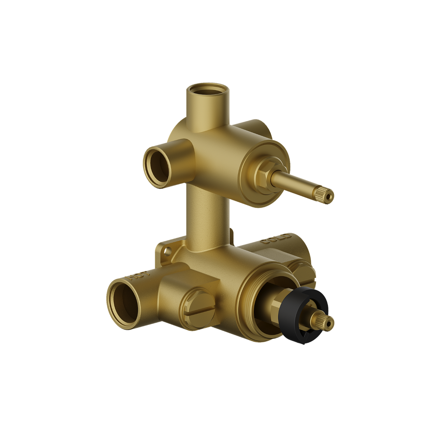 Lauretta 3-Way Thermostatic Valve - BLACK LABEL