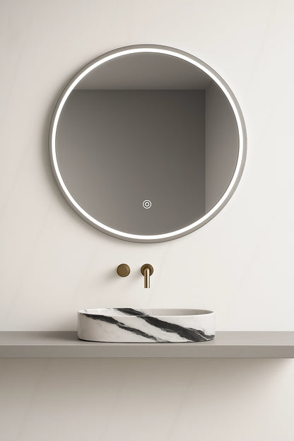 Lauretta Miroir Rond LED - BARI Large