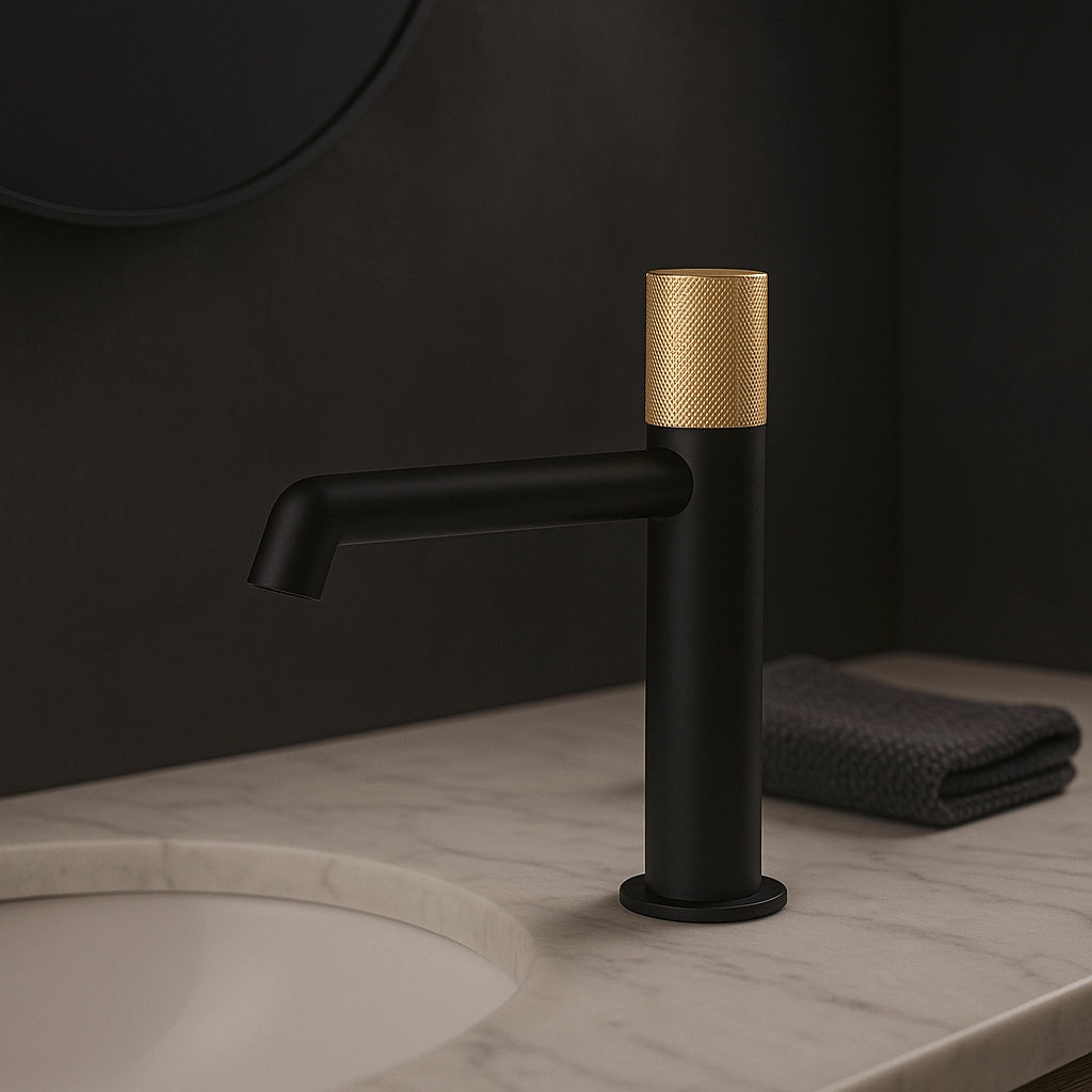 Lauretta Robinet de meuble-lavabo - BRASOV Noir & Or