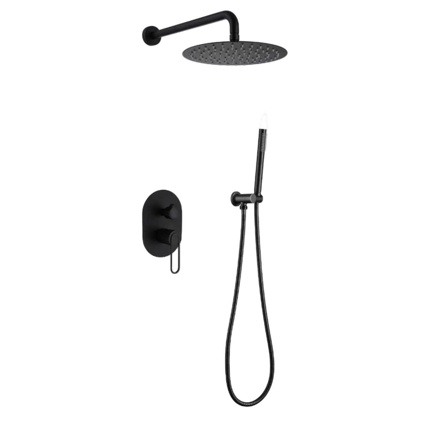 Lauretta CAPRI 2-way Shower Faucet with Hand Held - Matte Black