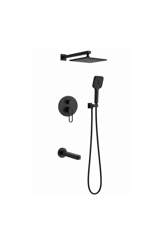 CAPRI 3-Way Shower Kit C3A-MB – Matte Black