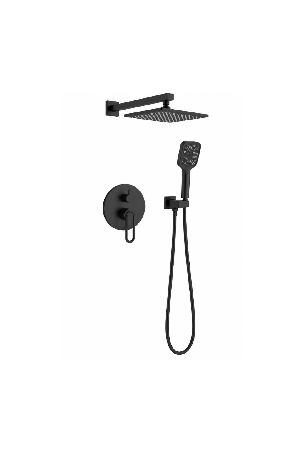 CAPRI 2-Way Shower Kit C6 – Matte Black