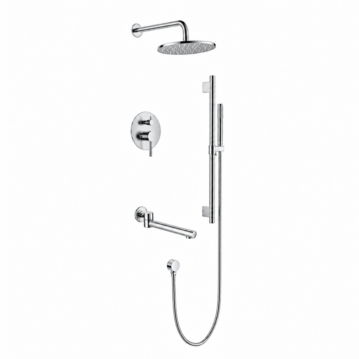 SIBIU 3-way Shower Kit S3C - Chrome