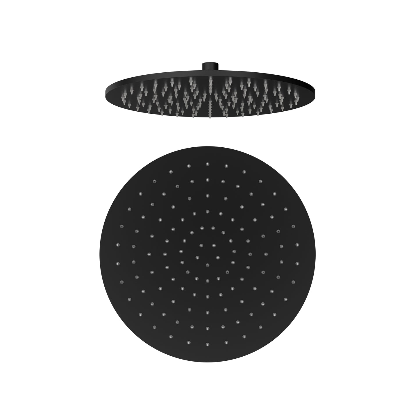 Lauretta 6" Round Shower Head - Stainless Steel - Matte Black