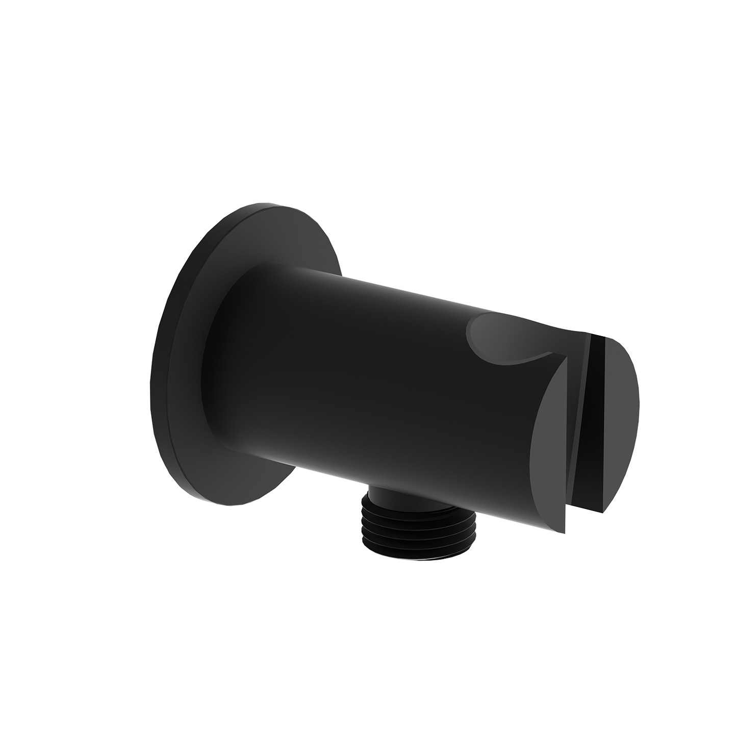 Lauretta Round Shower Water Outlet With Handshower Holder - BLACK LABEL
