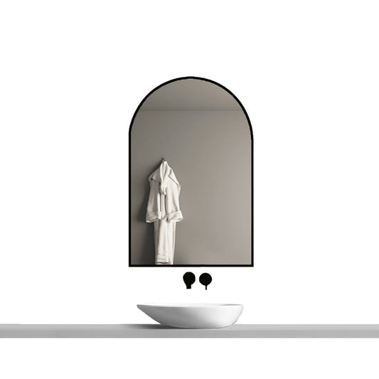 Brushed Gold Aluminum Framed Mirrors Lauretta-2