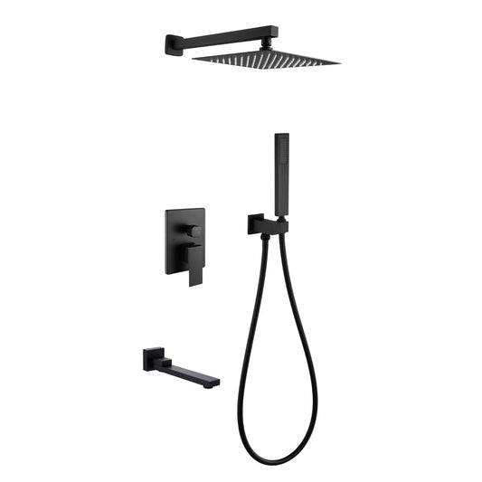 Matte Black Shower Faucet Lauretta-3