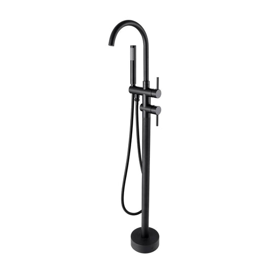 Brushed Gold Free Standing Bathub Faucet Lauretta-3
