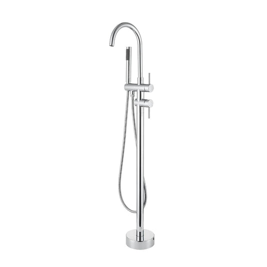 Brushed Gold Free Standing Bathub Faucet Lauretta