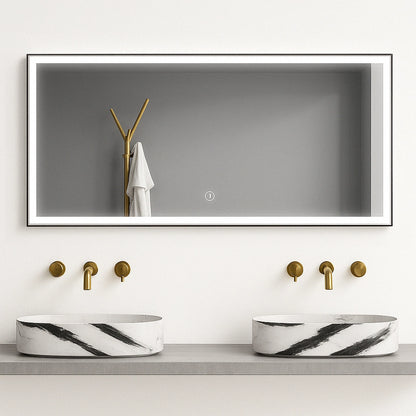 Lauretta Miroir Rectangulaire LED - PALERMO Taille Large