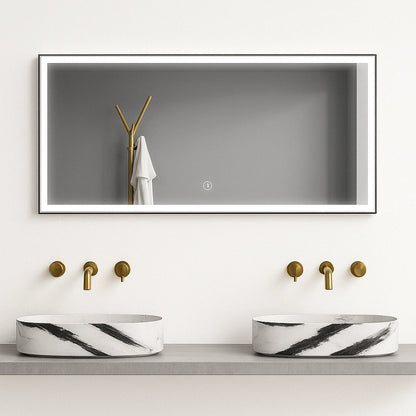 Lauretta Miroir Rectangulaire LED - PALERMO Taille Moyenne