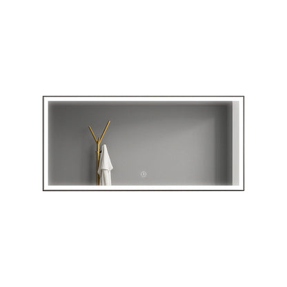 Lauretta Miroir rectangulaire à LED  - PALERMO Petit 