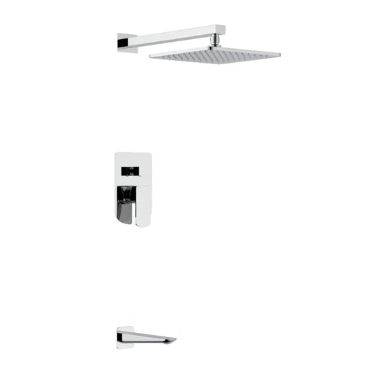 Lauretta ROMA 2-way Shower Faucet with Tub Spout - Chrome