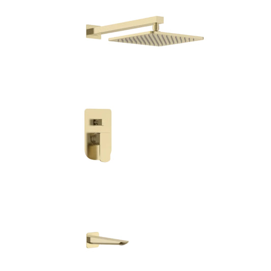 Lauretta ROMA 2-way Shower Faucet with Tub Spout - Brushed Gold