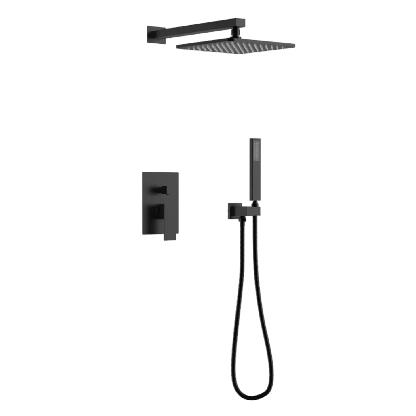 Lauretta TORINO 2-way Shower Faucet with Hand Held - Matte Black