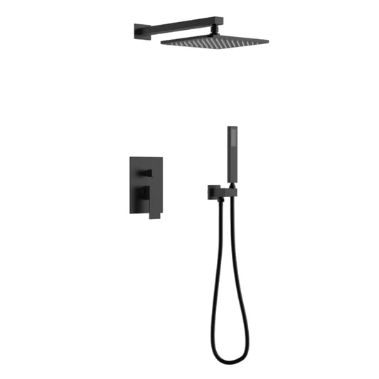 Lauretta TORINO 2-way Shower Faucet with Hand Held - Matte Black