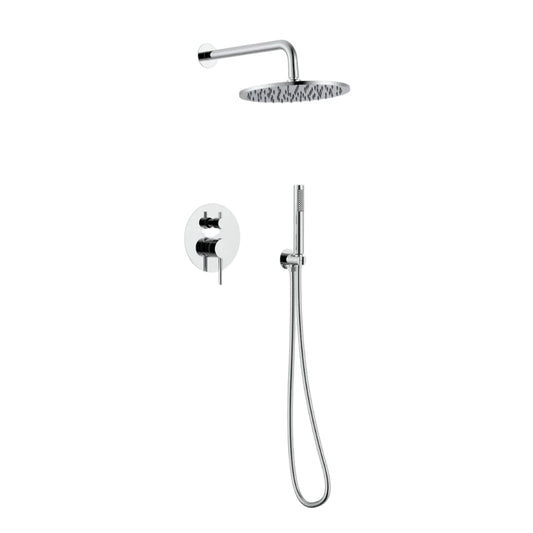 Lauretta SIBIU 2-way Shower Faucet with Hand Held - Chrome