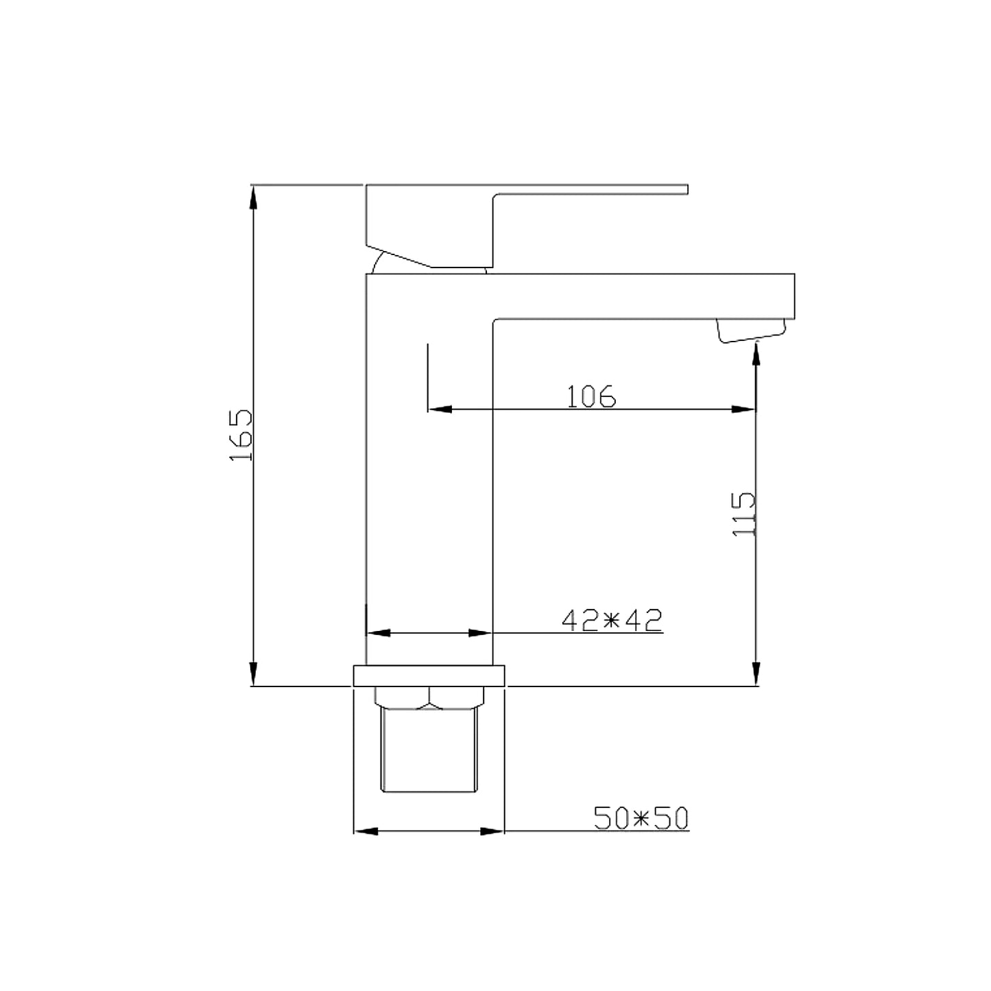 Lauretta Robinet de Meuble-Lavabo - TORINO Chrome