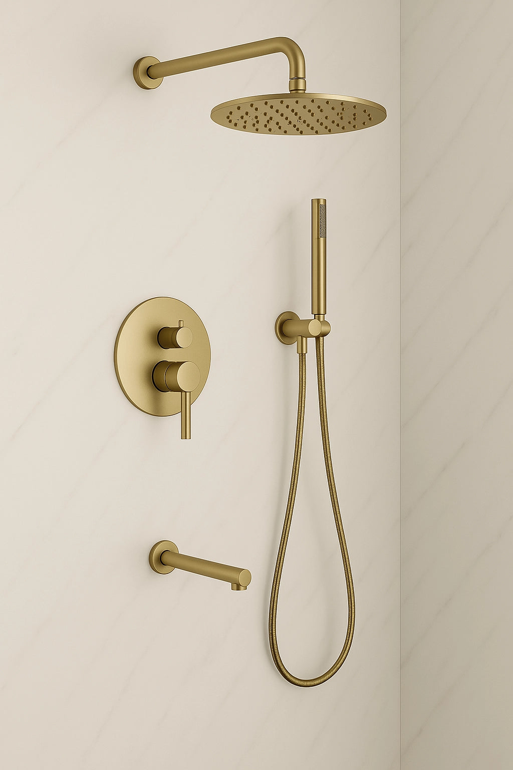 Lauretta Robinet de douche - TOSCANA Or