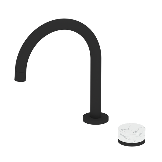 Lauretta 2-Hole Widespread Faucet - BLACK LABEL