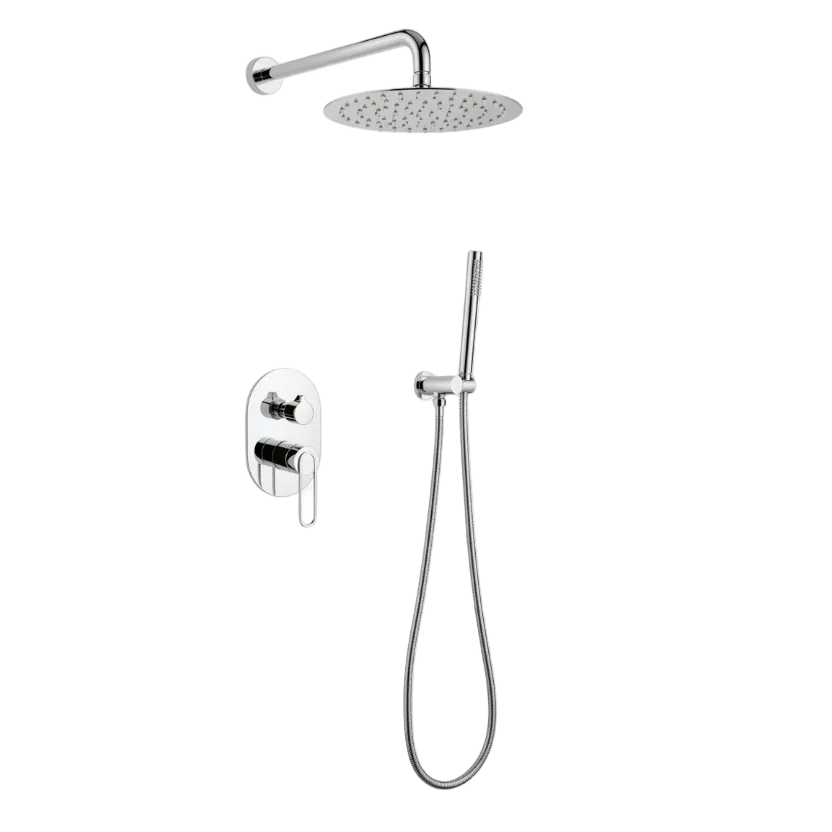 Lauretta CAPRI 2-way Shower Faucet with Hand Held - Chrome