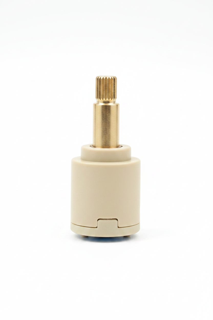 Lauretta CLUJ single hole faucet cartridge on white background