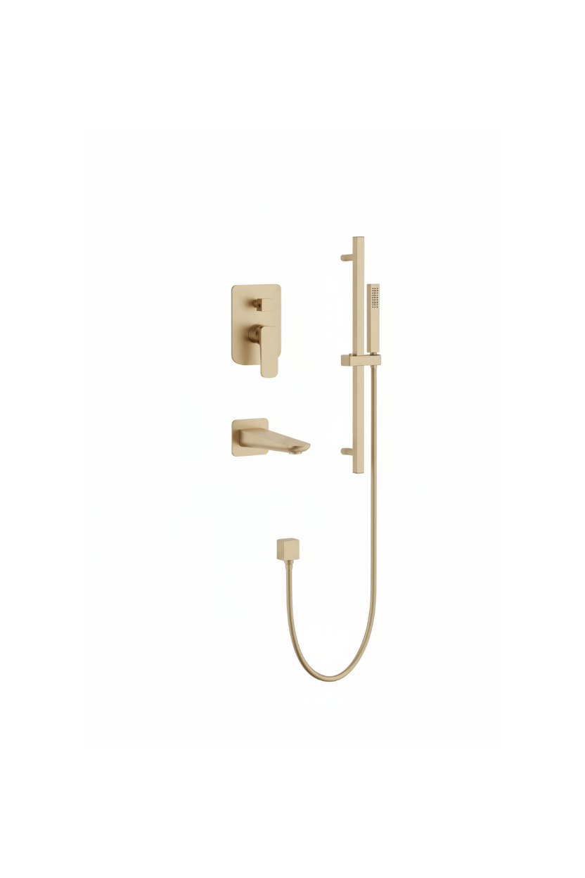 ROMA 2-Way Tub & Shower Bundle - Champagne Gold