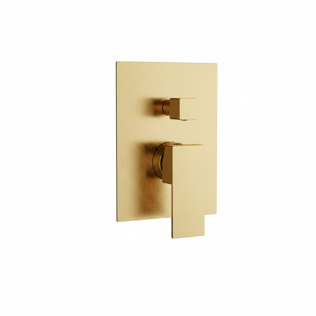 Lauretta TORINO 2-way Shower Faucet with Hand Held - Brushed Gold