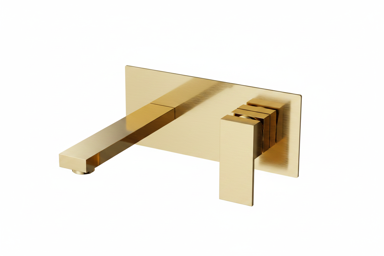TORINO Wall-Mounted Faucet Brushed Gold